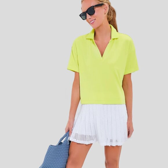 Tuckernuck Dresses & Skirts - Tuckernuck White Cane Williams Tennis Skirt Womens Small Eyelet Athleisure Golf